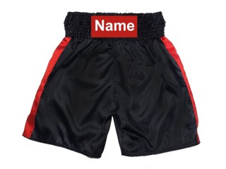 Customisable boxing shorts : KNBSH-033-Black